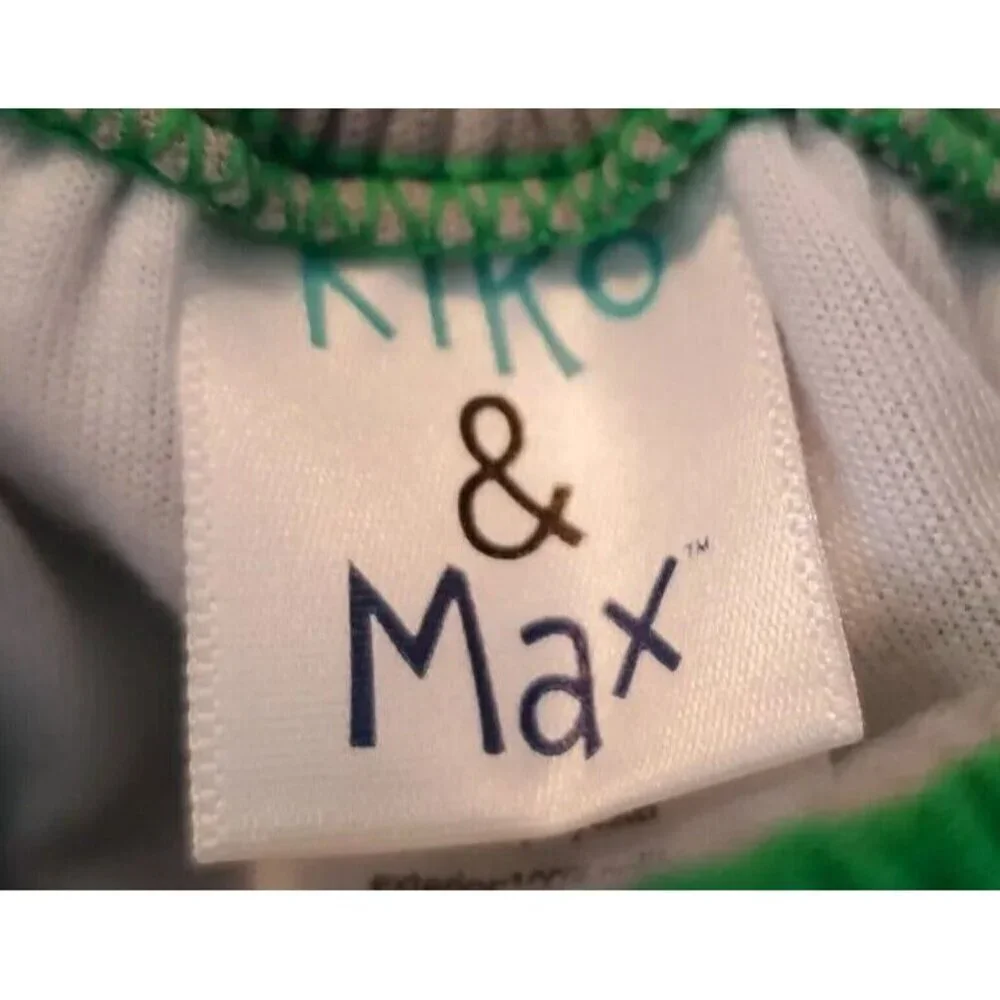 Kiko And Max Swim diaper Set large 21-35 lb green